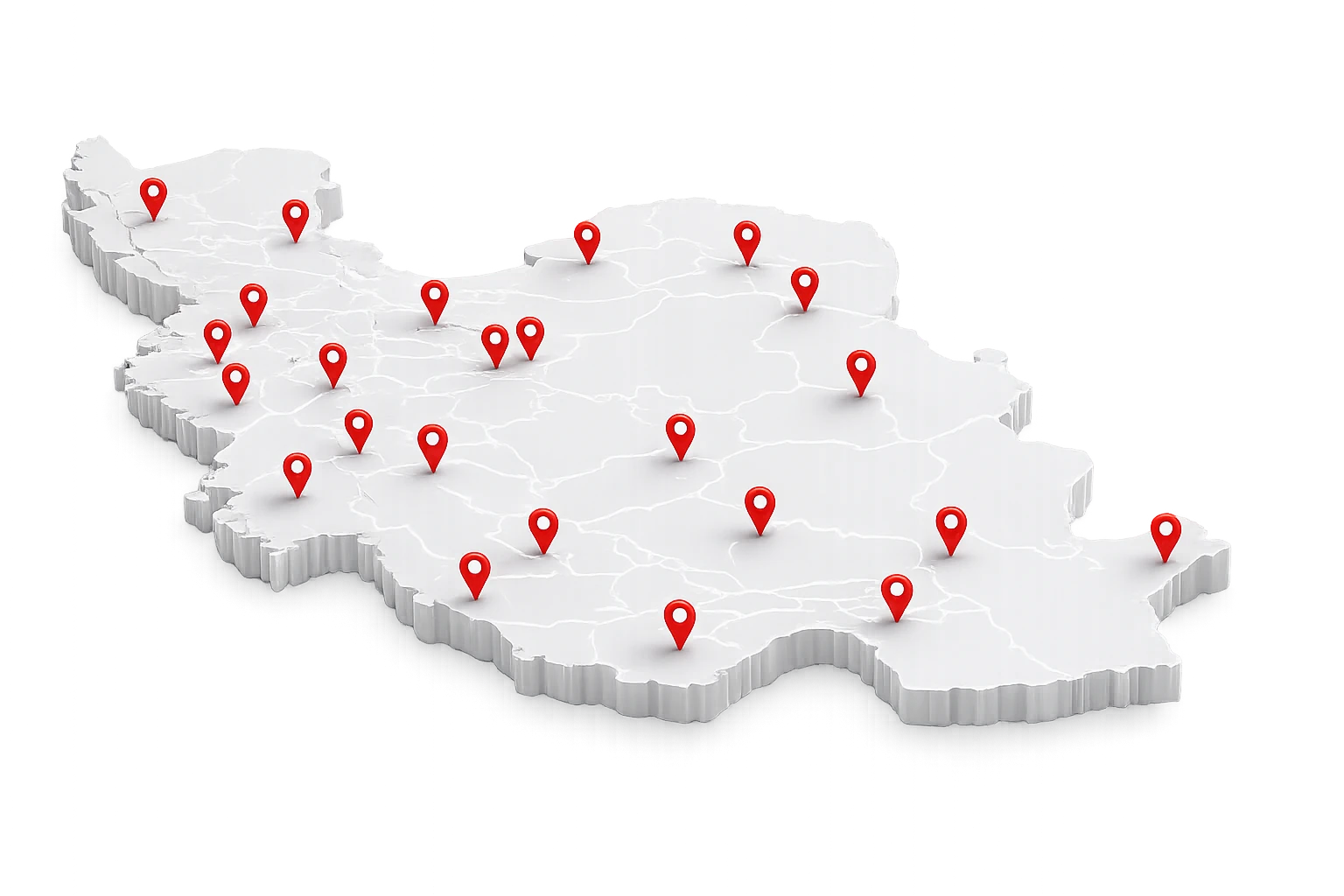 شبکه خدمات در سراسر ایران
